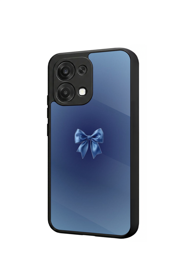 Oppo A6 Pro Uyumlu Kurdele Tasarımlı Glossy Premium Kılıf