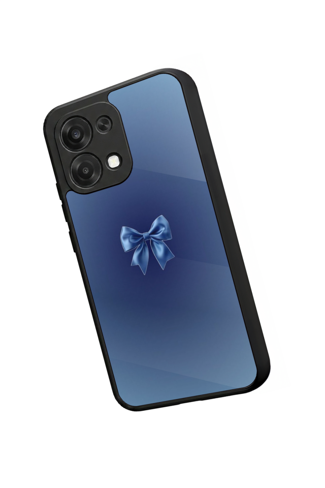 Oppo A6 Pro Uyumlu Kurdele Tasarımlı Glossy Premium Kılıf
