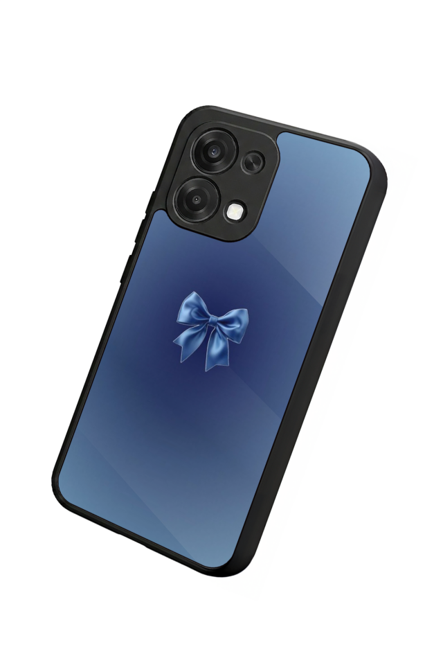 Oppo A6 Pro Uyumlu Kurdele Tasarımlı Glossy Premium Kılıf