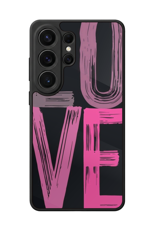 Samsung Galaxy S26 Ultra Uyumlu Love Tasarımlı Glossy Premium Kılıf