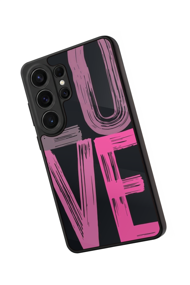 Samsung Galaxy S26 Ultra Uyumlu Love Tasarımlı Glossy Premium Kılıf