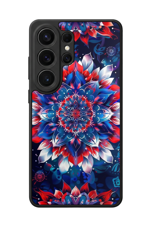 Samsung Galaxy S26 Ultra Uyumlu Mandala Tasarımlı Glossy Premium Kılıf