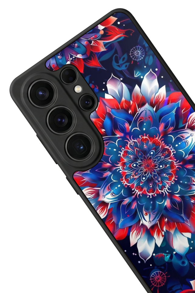 Samsung Galaxy S26 Ultra Uyumlu Mandala Tasarımlı Glossy Premium Kılıf