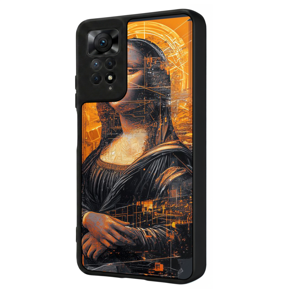 Xiaomi Redmi Note 12 Pro Uyumlu Monalisa Tasarımlı Glossy Premium Kılıf
