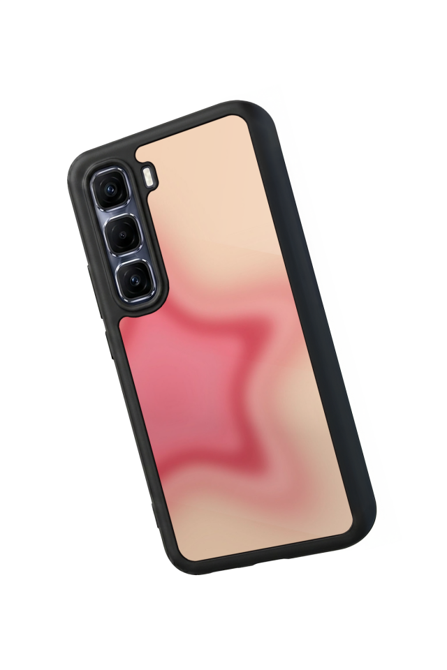 Infinix Hot 60 Pro Plus Uyumlu Soft Degrade Tasarımlı Glossy Premium Kılıf