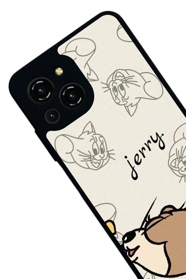 Reeder S23 Pro Max Uyumlu Tom And Jerry Tasarımlı Glossy Premium Kılıf