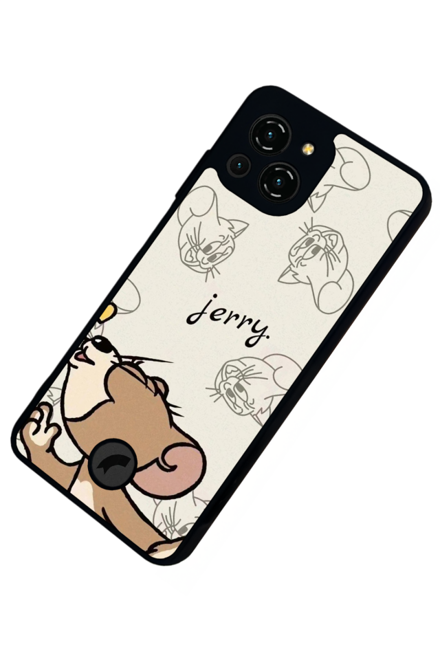 Reeder S23 Pro Max Uyumlu Tom And Jerry Tasarımlı Glossy Premium Kılıf