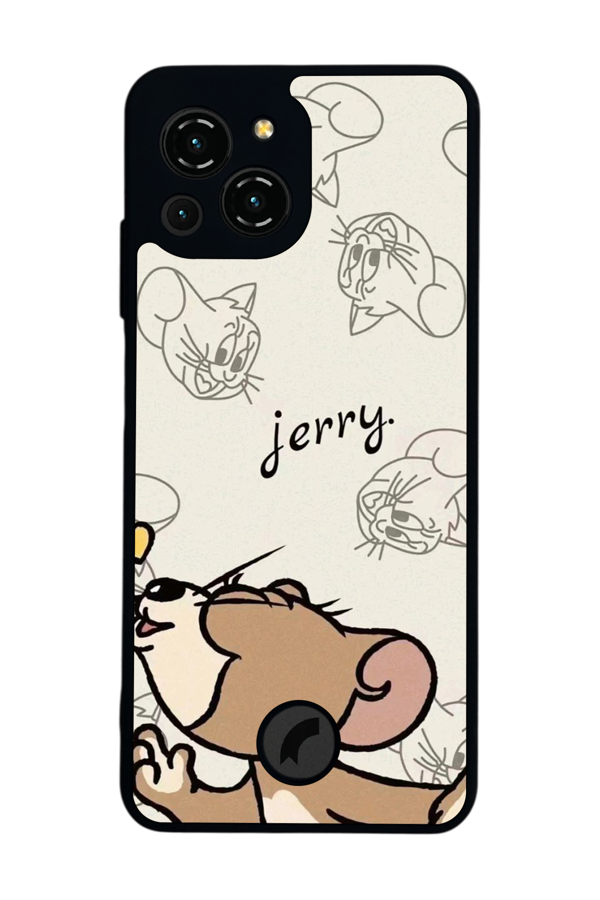 Reeder S23 Pro Max Uyumlu Tom And Jerry Tasarımlı Glossy Premium Kılıf