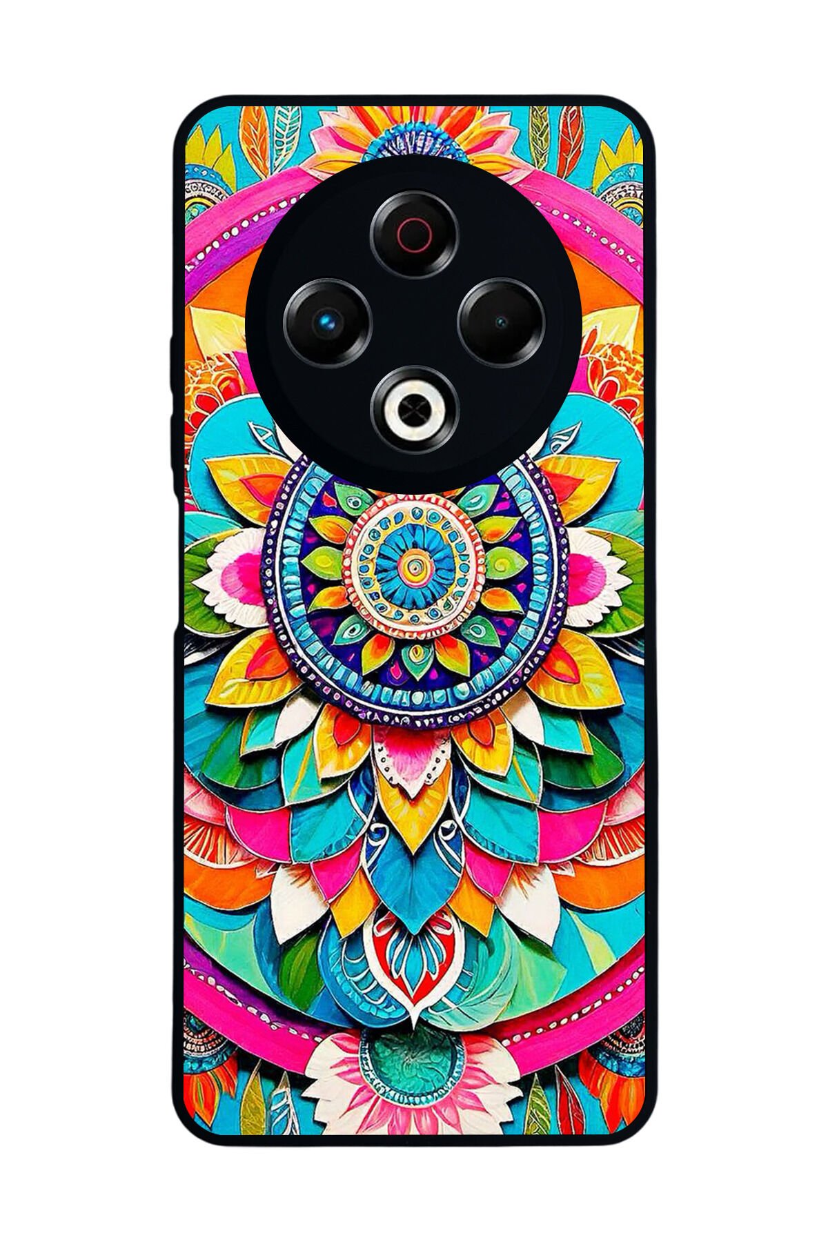 Tecno Spark 30 Uyumlu Mandala Tasarımlı Glossy Premium Kılıf