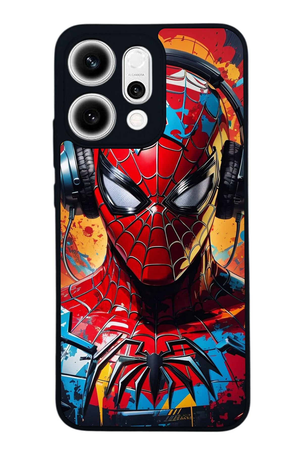 Oppo Reno 14 Uyumlu Spider Man ( Örümcek Adam ) Tasarımlı Glossy Premium Kılıf