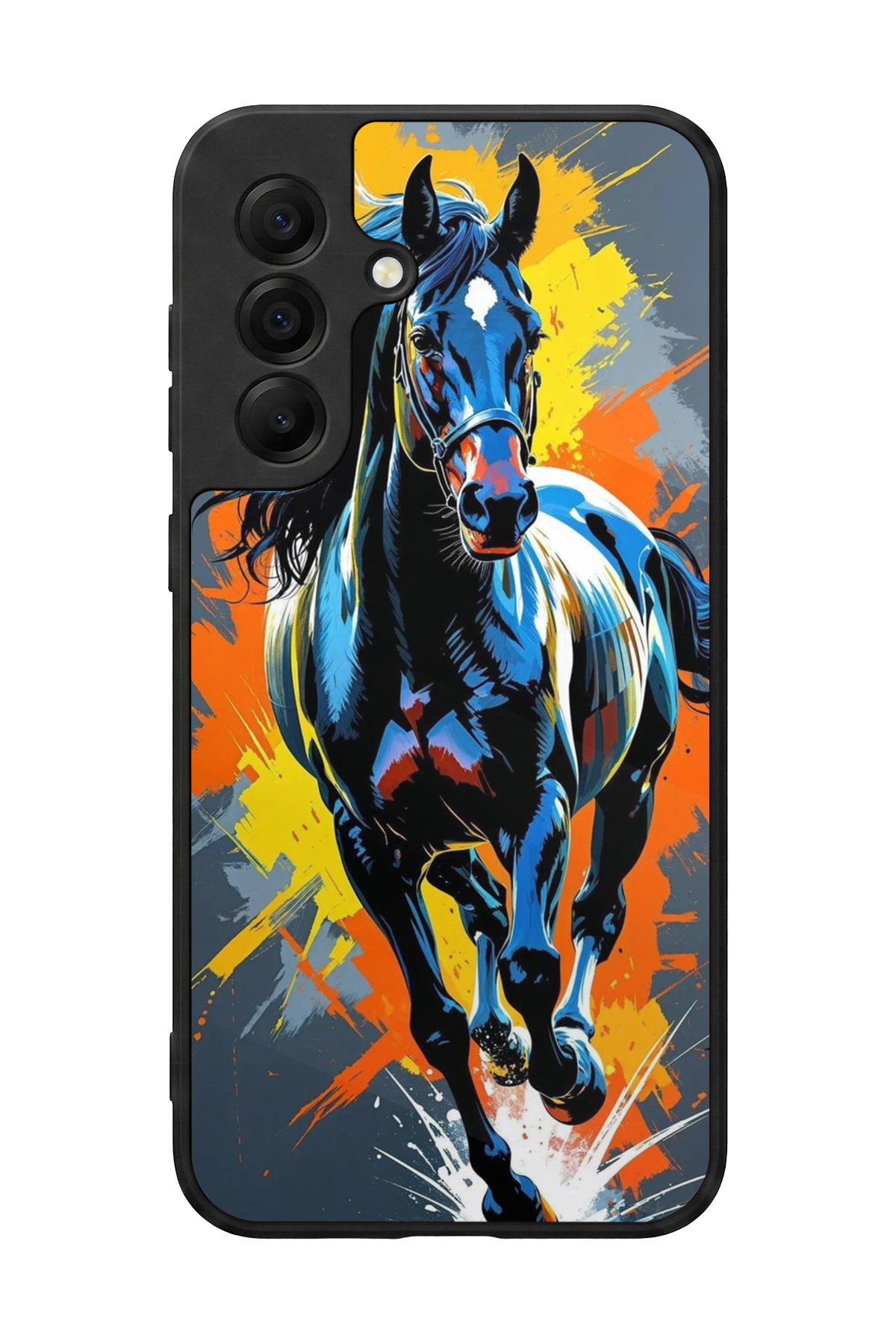 Samsung Galaxy A17 Uyumlu At Horse Tasarımlı Glossy Premium Kılıf