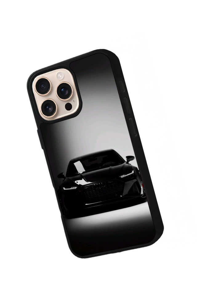 iPhone 15 Pro Max Uyumlu Audi Tasarımlı Glossy Premium Kılıf