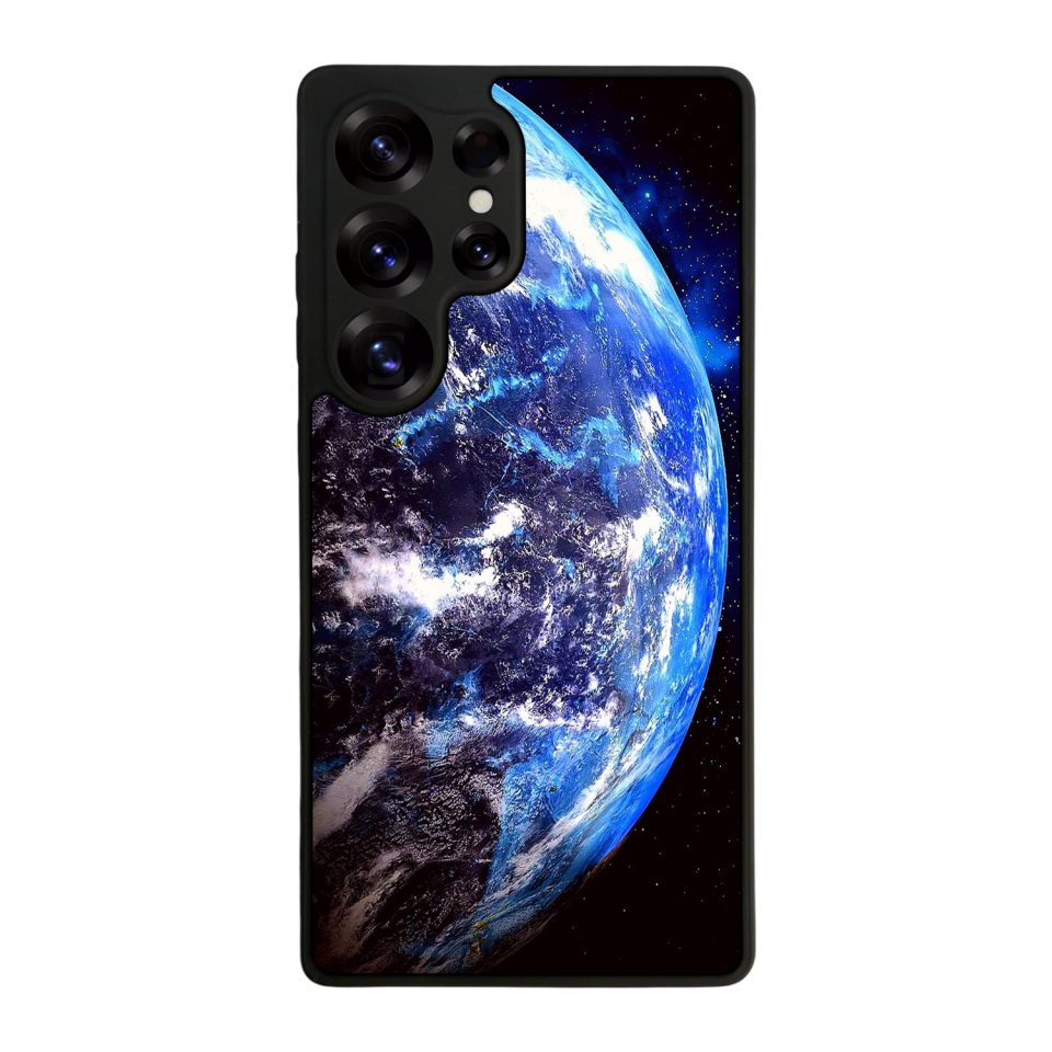 Samsung Galaxy S25 Ultra Uyumlu Ay Tasarımlı Glossy Premium Kılıf