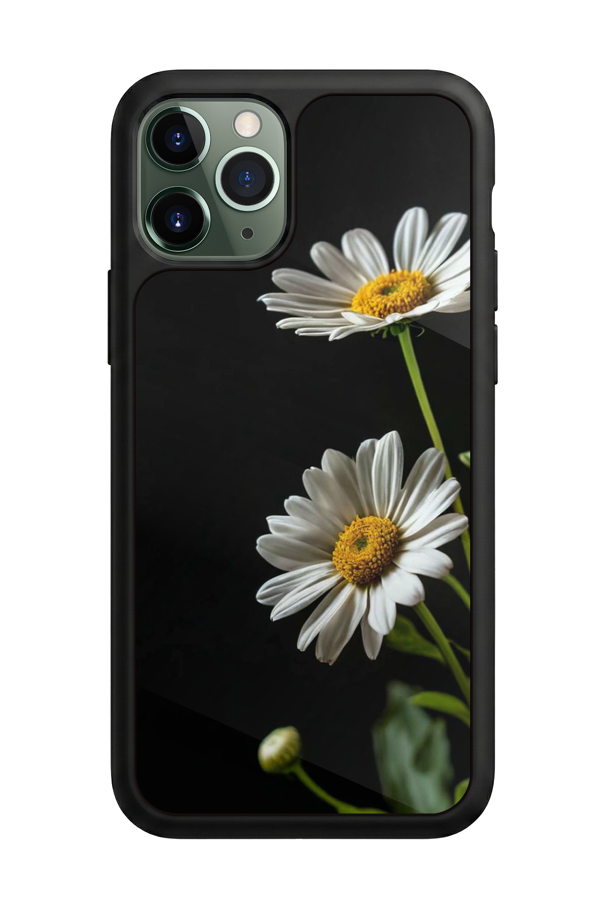 iPhone 11 Pro Uyumlu Cicek Tasarımlı Glossy Premium Kılıf