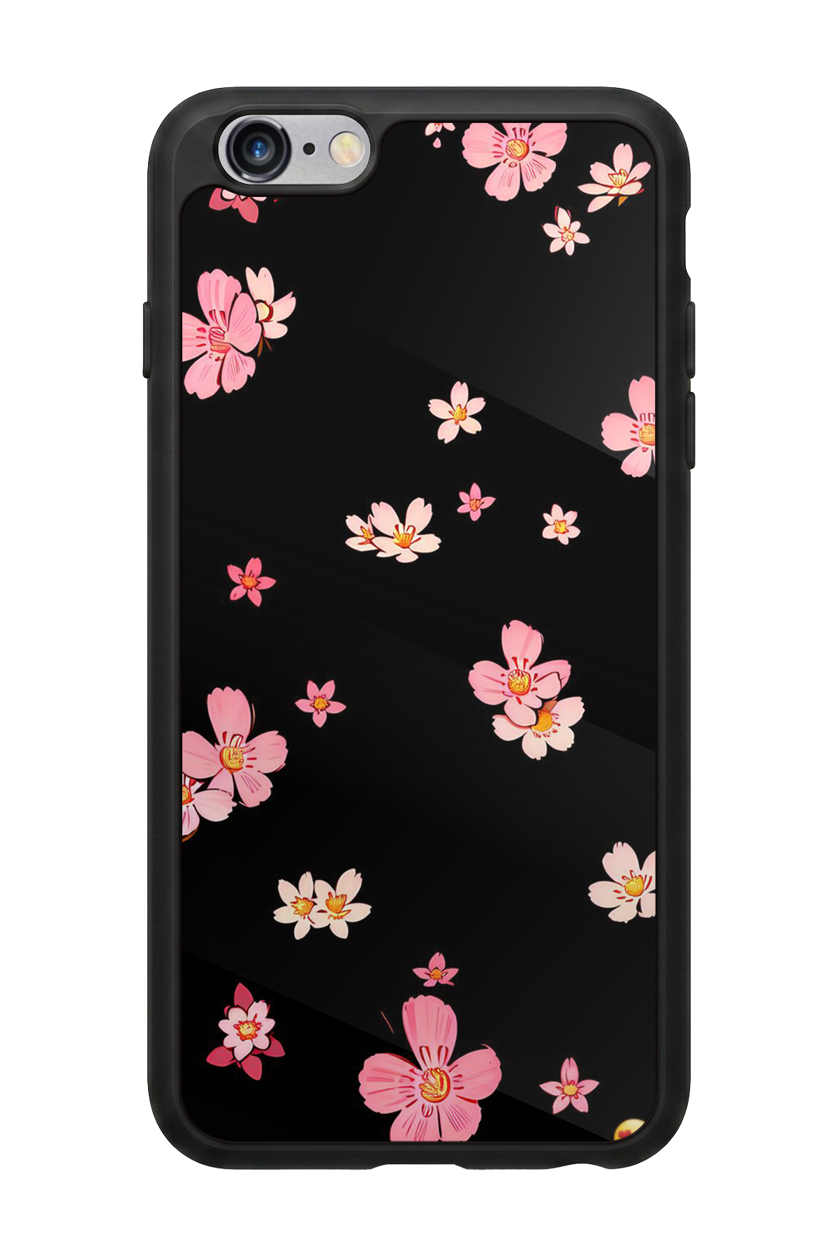 iPhone 6s Plus Uyumlu Floral Tasarımlı Glossy Premium Kılıf