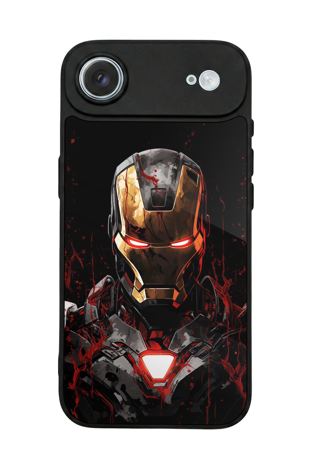 iPhone 17 Air Uyumlu  Iron Man ( Demir Adam ) Tasarımlı Glossy Premium Kılıf
