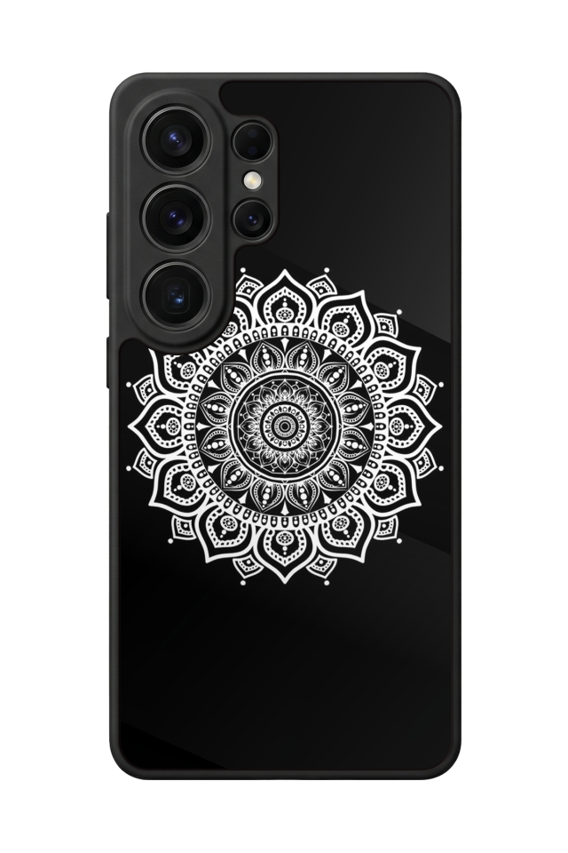 Samsung Galaxy S26 Ultra Uyumlu Mandala Tasarımlı Glossy Premium Kılıf