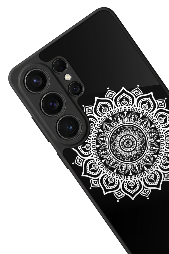 Samsung Galaxy S26 Ultra Uyumlu Mandala Tasarımlı Glossy Premium Kılıf