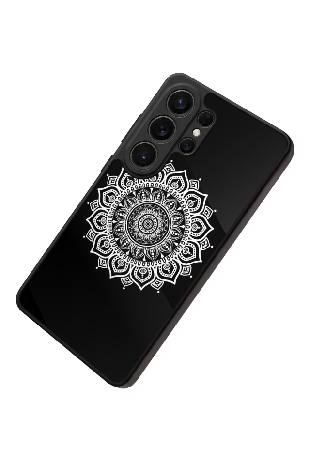 Samsung Galaxy S26 Ultra Uyumlu Mandala Tasarımlı Glossy Premium Kılıf