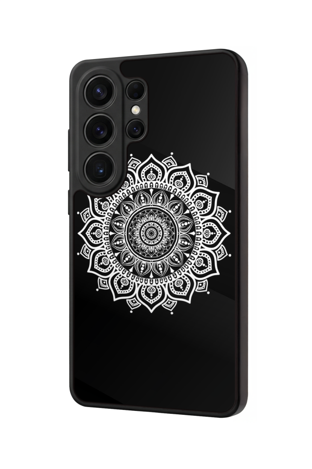 Samsung Galaxy S26 Ultra Uyumlu Mandala Tasarımlı Glossy Premium Kılıf