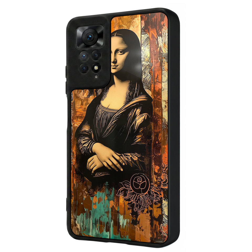 Xiaomi Redmi Note 12 Pro Uyumlu Monalisa Tasarımlı Glossy Premium Kılıf