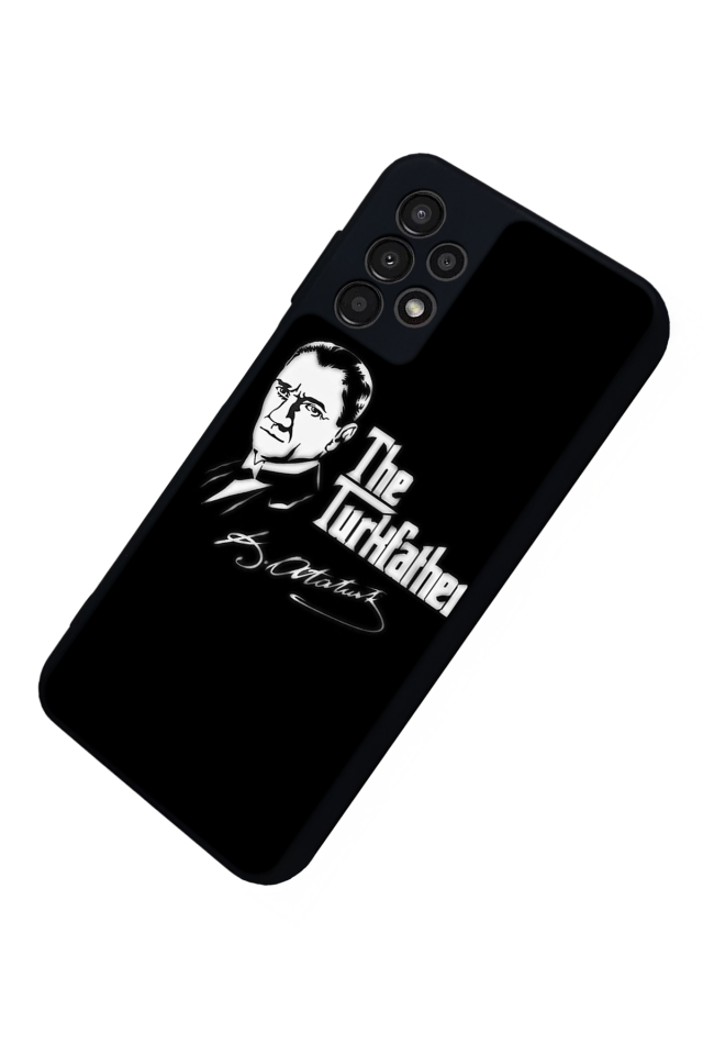 Samsung Galaxy A13 Uyumlu Mustafa Kemal Ataturk Tasarımlı Glossy Premium Kılıf