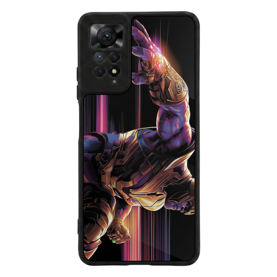 Xiaomi Redmi Note 11 Pro Uyumlu Thanos Tasarımlı Glossy Premium Kılıf