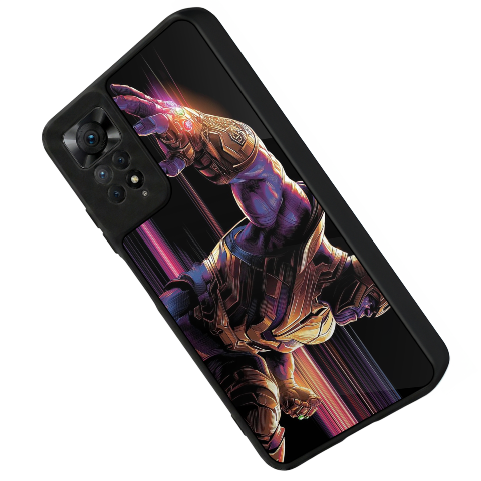 Xiaomi Redmi Note 11 Pro Uyumlu Thanos Tasarımlı Glossy Premium Kılıf