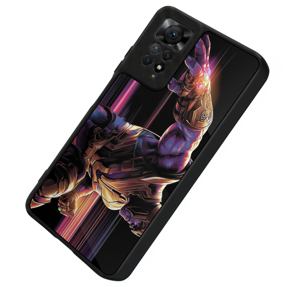 Xiaomi Redmi Note 11 Pro Uyumlu Thanos Tasarımlı Glossy Premium Kılıf