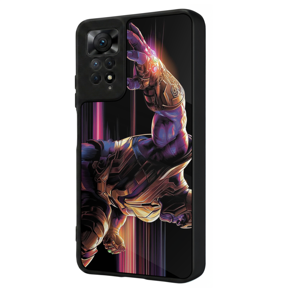 Xiaomi Redmi Note 11 Pro Uyumlu Thanos Tasarımlı Glossy Premium Kılıf