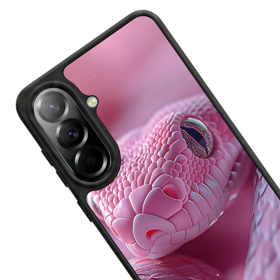 Samsung Galaxy A57 Uyumlu Yılan Tasarımlı Glossy Premium Kılıf