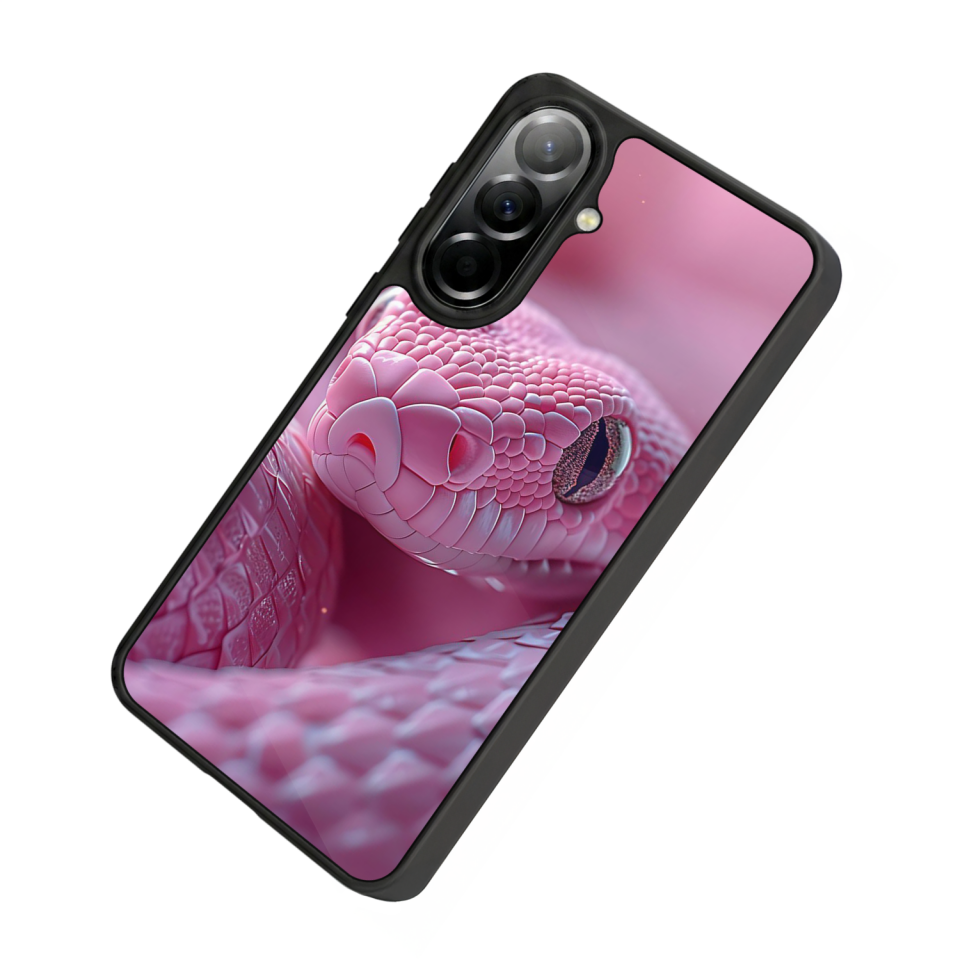 Samsung Galaxy A57 Uyumlu Yılan Tasarımlı Glossy Premium Kılıf