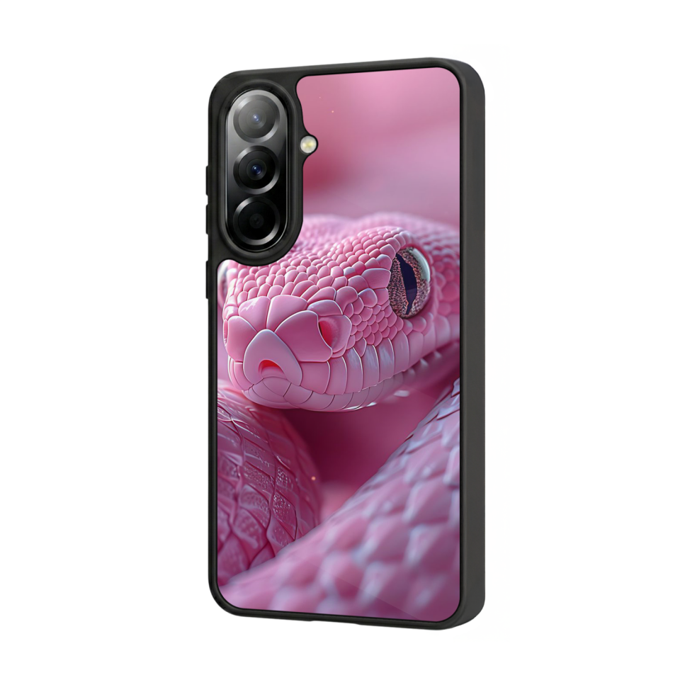 Samsung Galaxy A57 Uyumlu Yılan Tasarımlı Glossy Premium Kılıf