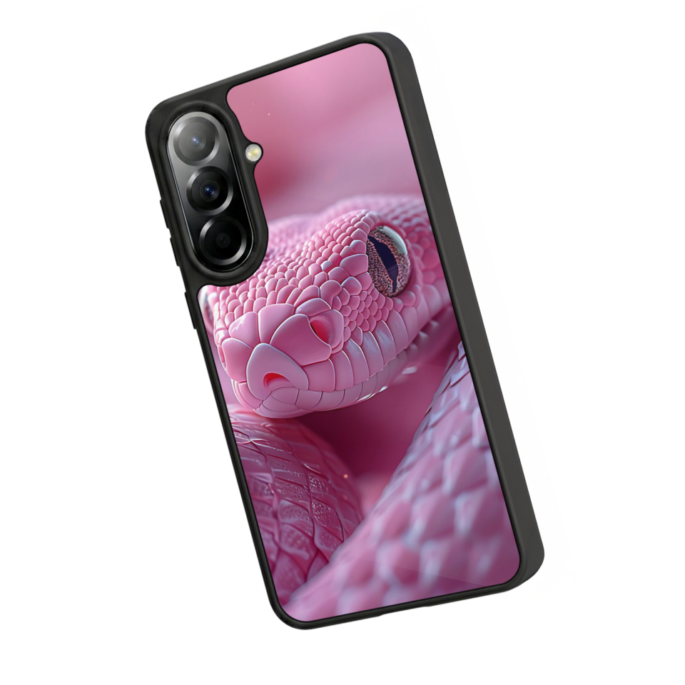 Samsung Galaxy A57 Uyumlu Yılan Tasarımlı Glossy Premium Kılıf