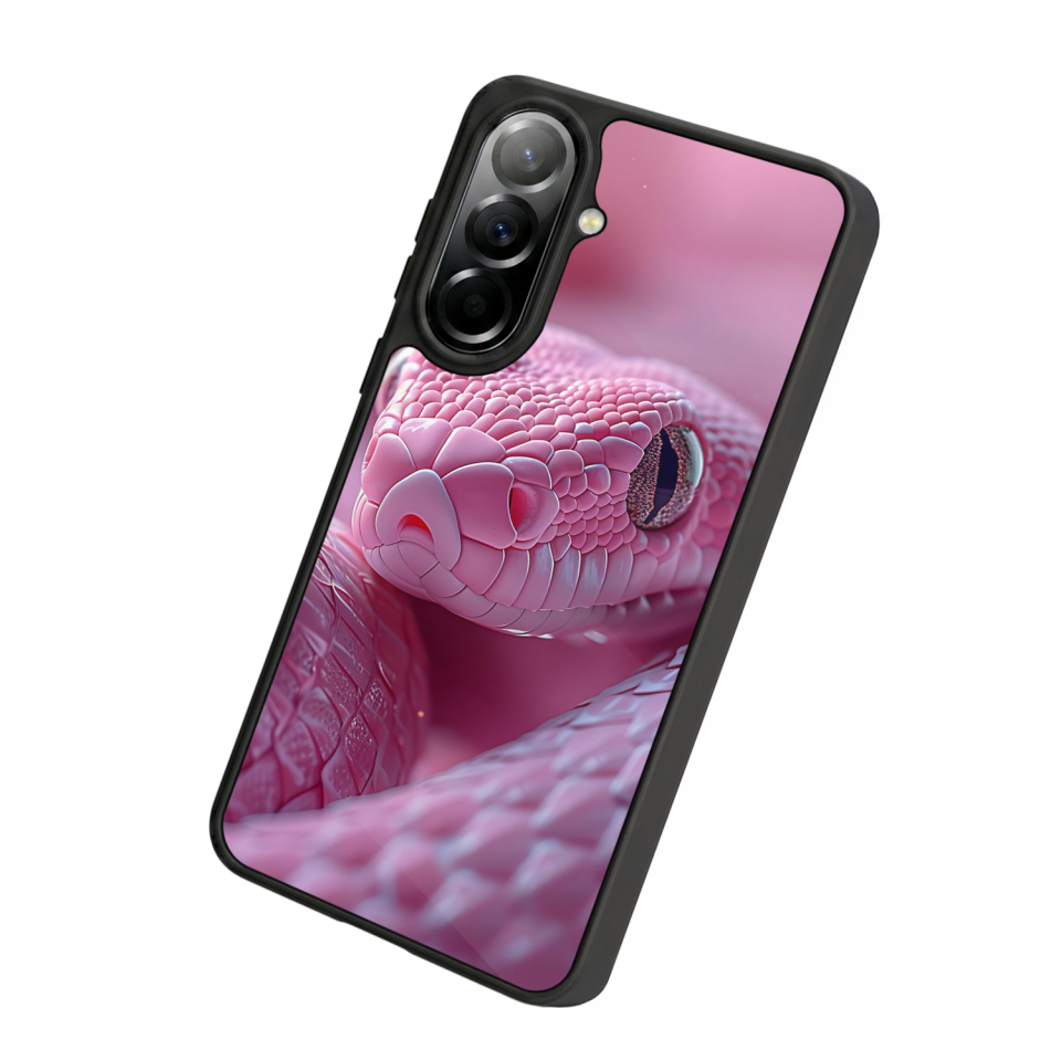 Samsung Galaxy A57 Uyumlu Yılan Tasarımlı Glossy Premium Kılıf
