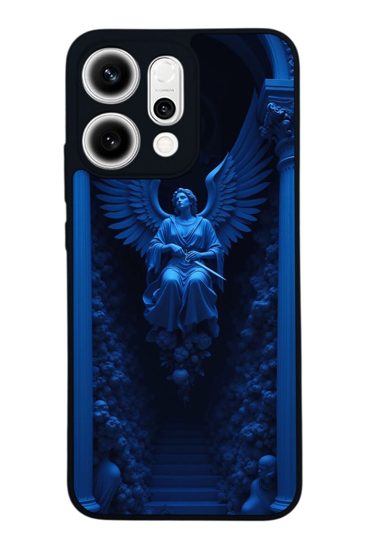 Oppo Reno 14 Uyumlu Melek Tasarımlı Glossy Premium Kılıf
