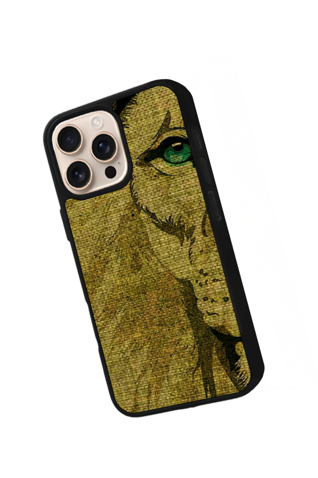 iPhone 14 Pro Max Uyumlu Aslan Tasarımlı Glossy Premium Kılıf