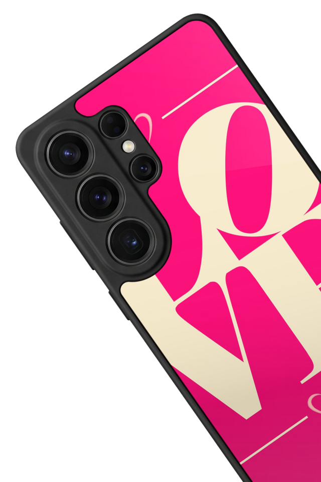 Samsung Galaxy S26 Ultra Uyumlu Love Tasarımlı Glossy Premium Kılıf