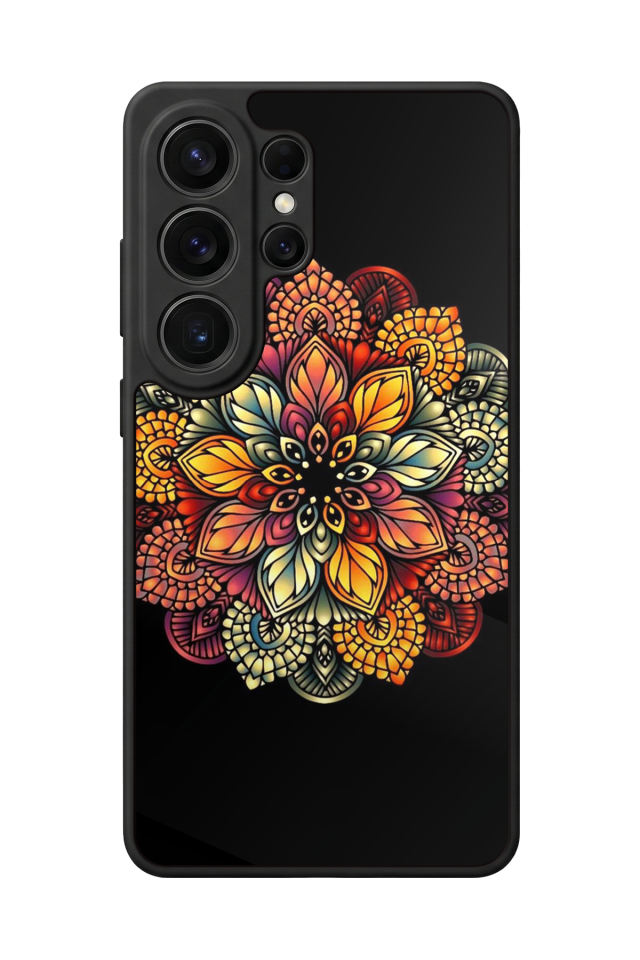 Samsung Galaxy S26 Ultra Uyumlu Mandala Tasarımlı Glossy Premium Kılıf