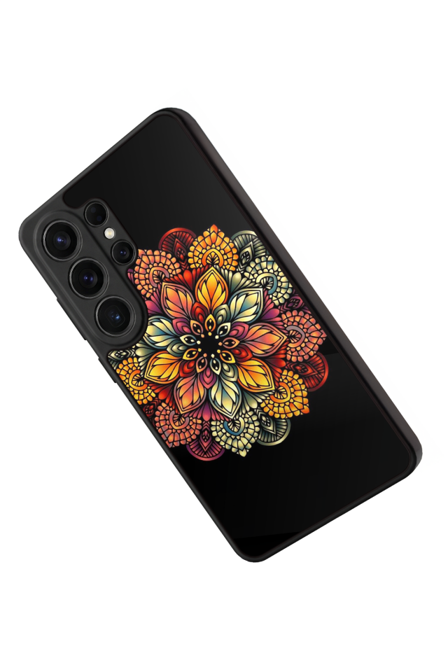 Samsung Galaxy S26 Ultra Uyumlu Mandala Tasarımlı Glossy Premium Kılıf