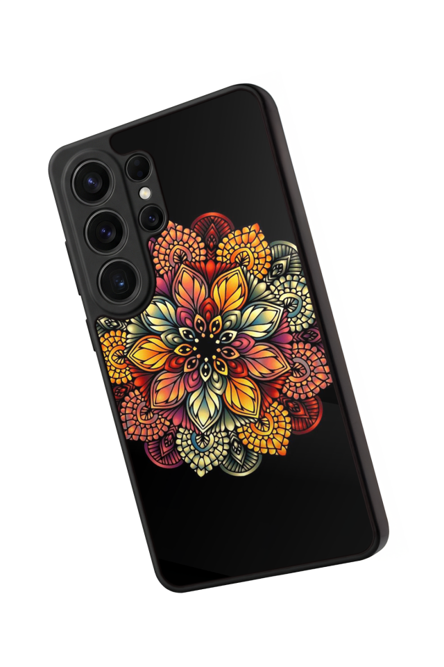 Samsung Galaxy S26 Ultra Uyumlu Mandala Tasarımlı Glossy Premium Kılıf