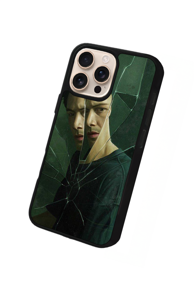 iPhone 15 Pro Uyumlu MatriiPhone 15 Pro Tasarımlı Glossy Premium Kılıf