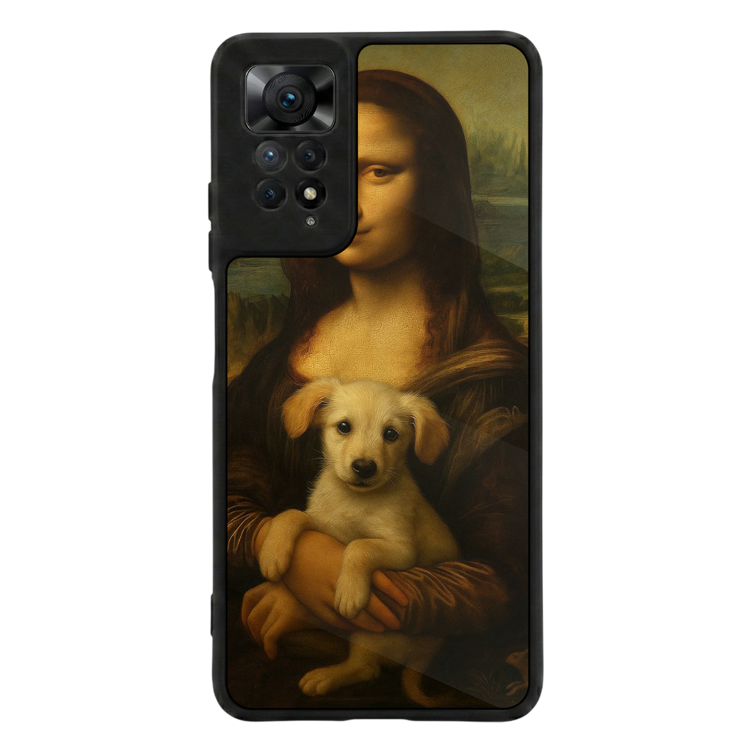 Xiaomi Redmi Note 12 Pro Uyumlu Monalisa Tasarımlı Glossy Premium Kılıf