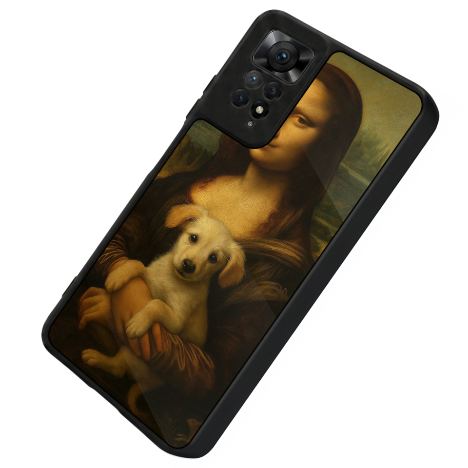 Xiaomi Redmi Note 12 Pro Uyumlu Monalisa Tasarımlı Glossy Premium Kılıf