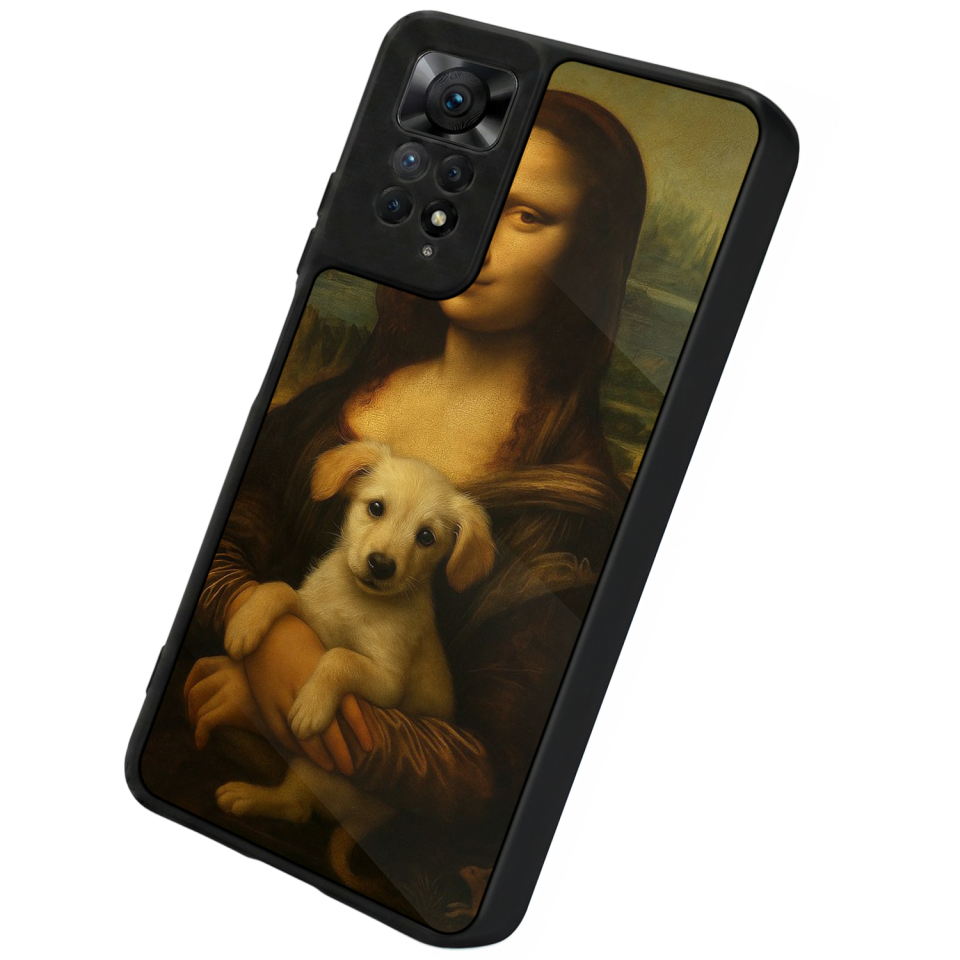 Xiaomi Redmi Note 12 Pro Uyumlu Monalisa Tasarımlı Glossy Premium Kılıf