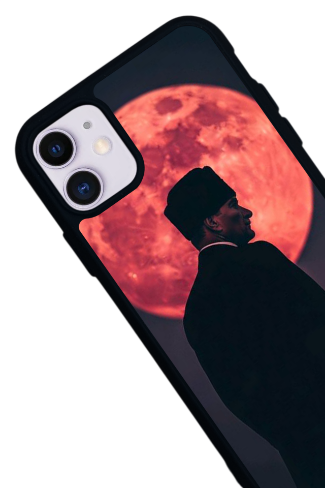 iPhone 11 Uyumlu Mustafa Kemal Ataturk Tasarımlı Glossy Premium Kılıf