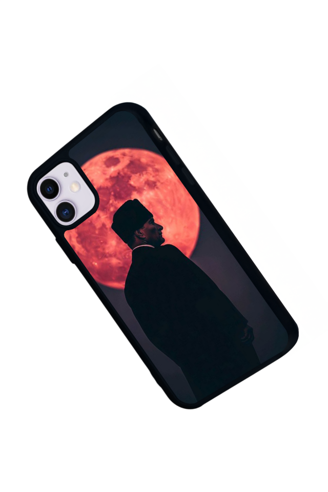 iPhone 11 Uyumlu Mustafa Kemal Ataturk Tasarımlı Glossy Premium Kılıf