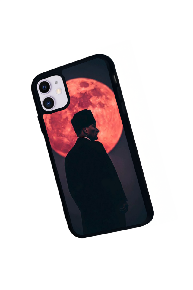 iPhone 11 Uyumlu Mustafa Kemal Ataturk Tasarımlı Glossy Premium Kılıf