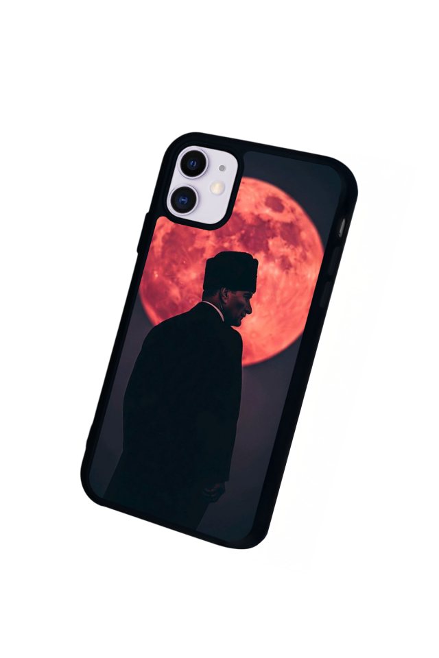 iPhone 11 Uyumlu Mustafa Kemal Ataturk Tasarımlı Glossy Premium Kılıf