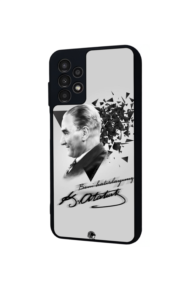 Samsung Galaxy A13 Uyumlu Mustafa Kemal Ataturk Tasarımlı Glossy Premium Kılıf